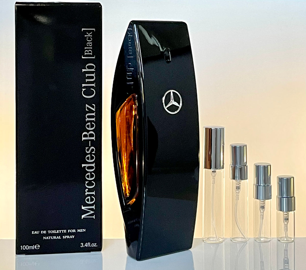 Mercedes Benz Club Black Eau De Toilette 3.4 Oz
