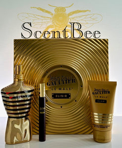 Jean Paul Gaultier Le Male Elixir Parfum 3-Pcs Gift Set
